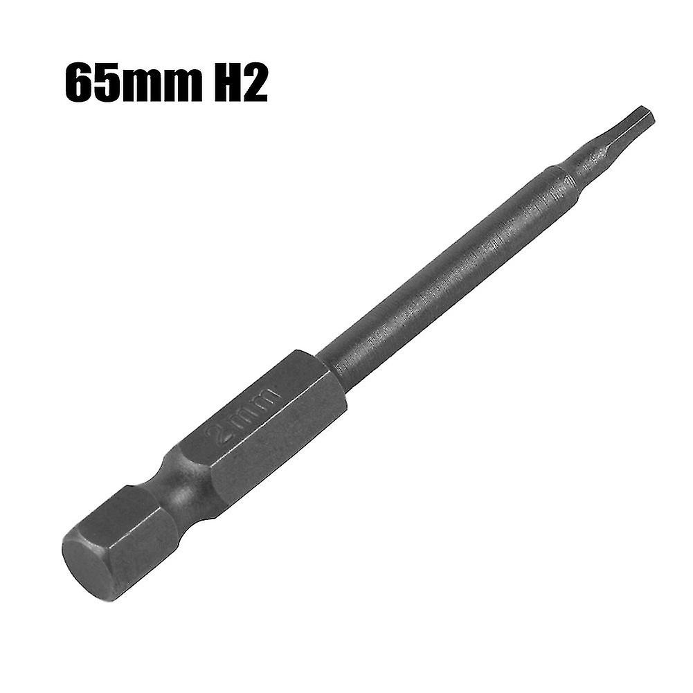 1 Pc Hexagon Screwdriver Bit Length 2.55in H2 H3 H4 H5 H6 H8 Quick Change For Impact Driver Power Dr