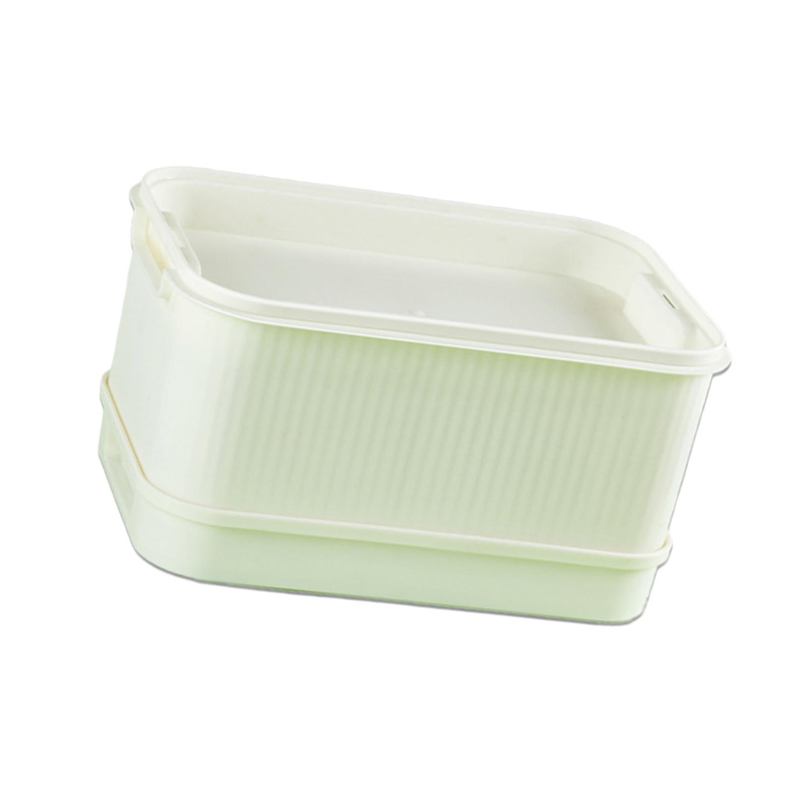 Seed Sprouts Tray Nursery Tray Saving Space Mini Greenhouse Germination Kits white