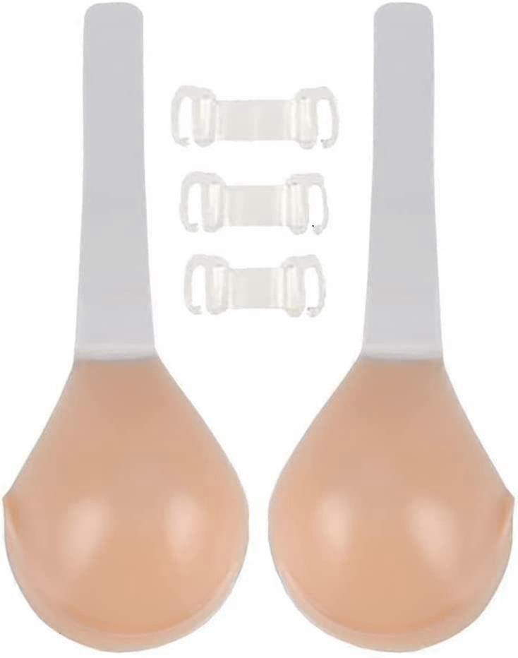 Silicone Bra Women's Invisible Bonded Pull Up Bra
