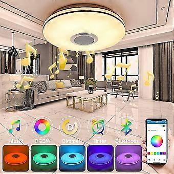 Plafoniera LED 56W Con Bluetooth E Luci RGB - Lampada Soffitto Dimmerabile Con Altoparlante E Telecomando Per Camera Bambini - Foto 8