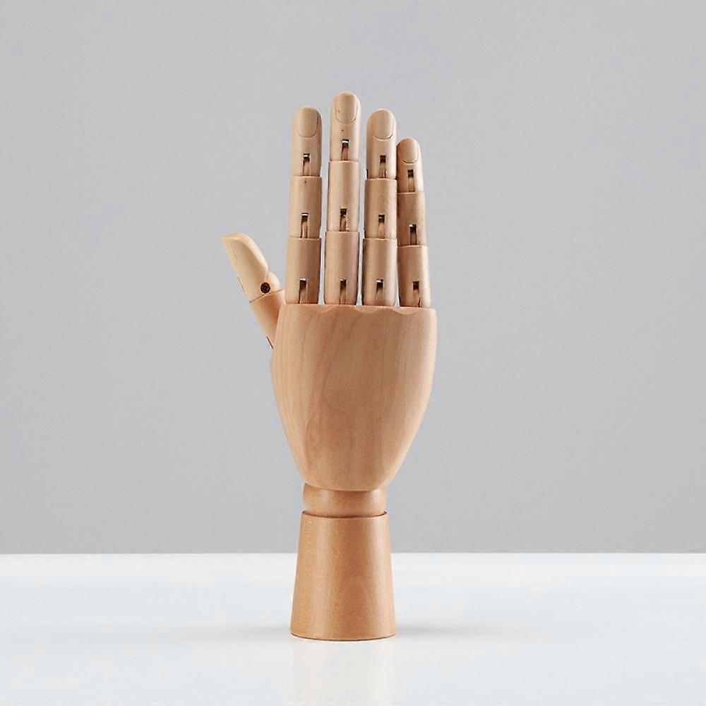 Rotatable Wood Hand Model Joint Mannequin Hand Figure For Sketch Drawing Decor