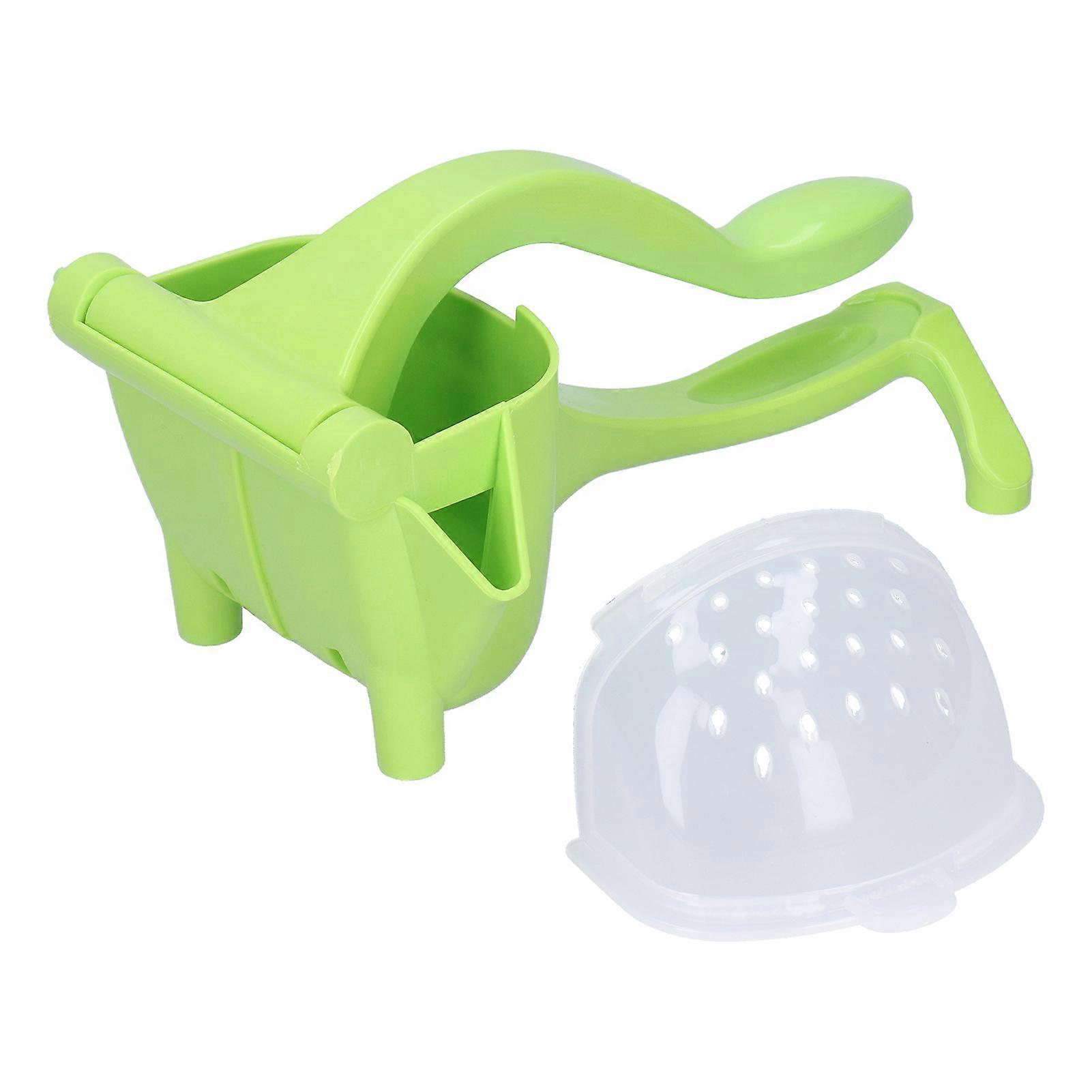 Green Manual Juicer Portable Lightweight Household Lemon Fruit Squeezer For Home