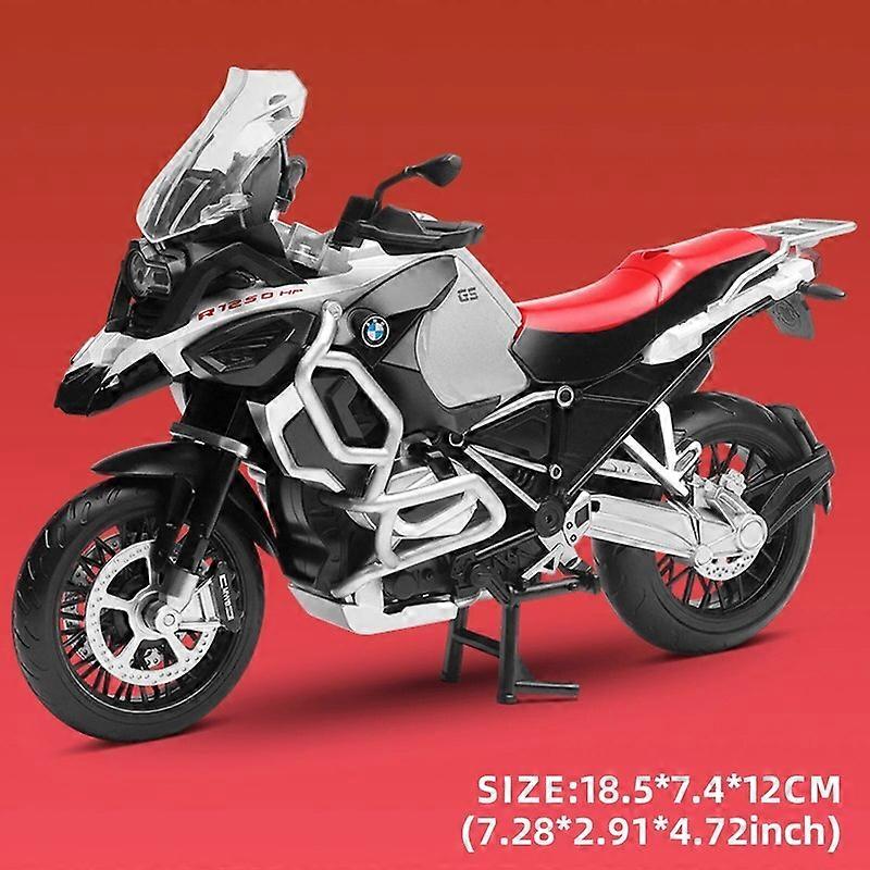 CCA R1250 GS. 1:12 Alloy Die-cast Car Motorcycle Model, Toy Gift Giving, Die-cast Static Motorcycle Model Toy Motorcycles