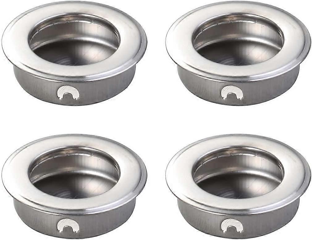 4 db 35mm plat en acier inoxydable encastr encastr tirez le doigt insrez la porte coulissante poigne szekrény tirer tiroir matriel
