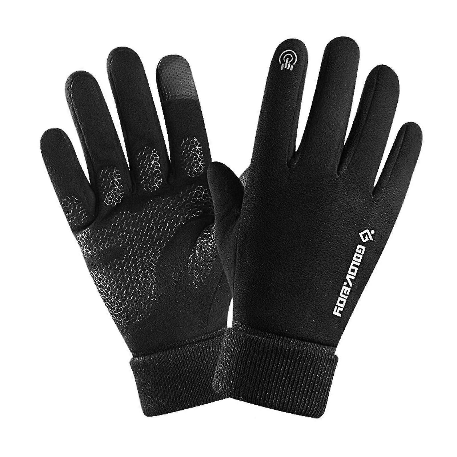 Gants d’escalade Unisexe Extérieur imperméable Gants coupe-vent Écran d’hiver Plus Velours A17