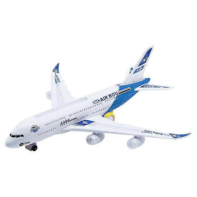 Airplane Toys For Kids Airplane Toys With LED Flashing Light Music Bump And Go Action Toy Plane Airplane Great Easter Gift