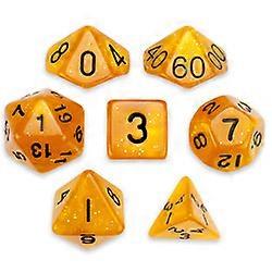 7 Die polyhedral setti sametti pussiin, Dwarven Brandy