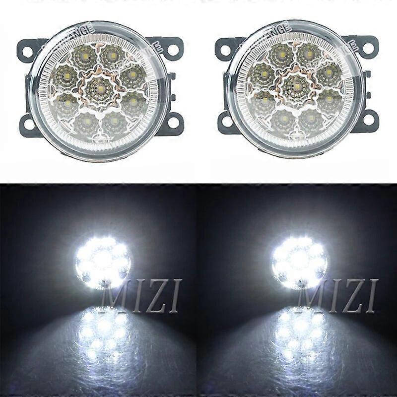 LED Fog Lights For Ford Focus 3 2012 2013 2014 Chrome Headlight Foglight Cover Grill Fog Lamp Frames Wire Harness Object Tool