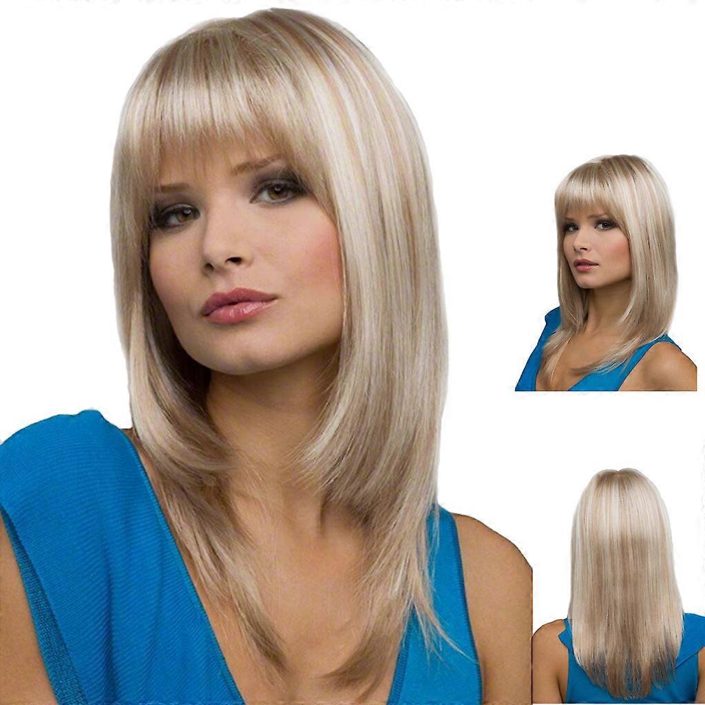 Wigs For Women Fashion Women'S Sexy Full Bangs Wig Short Wig Straight Wig Styling Cool Wig Wigs