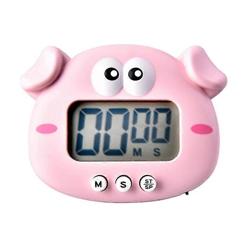 Digital Kitchen Timer Cute Animal Timer With Strong Magnet Back Stand Loud Alarm Large Screen Cooking Timer Clock For Time Management Workout Baking E