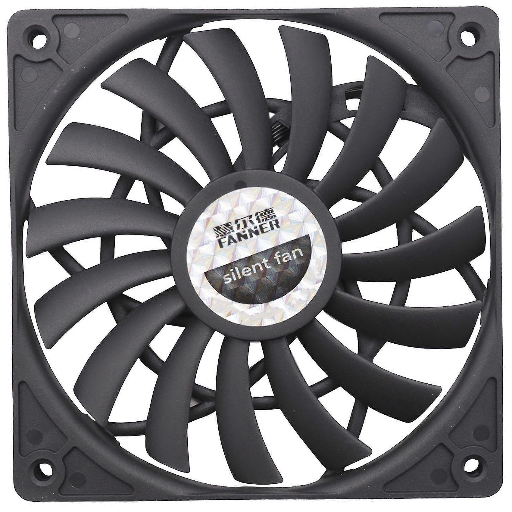 Thin 12mm Thickness 120x120x12mm 12v Desktop Computer Host Quiet Fan With Speed 12cm Chassis Coolin