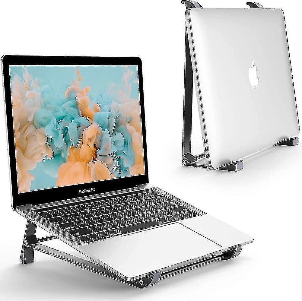 Laptop Stand, 10-level Height Adjustable Foldable Notebook Computer Stand