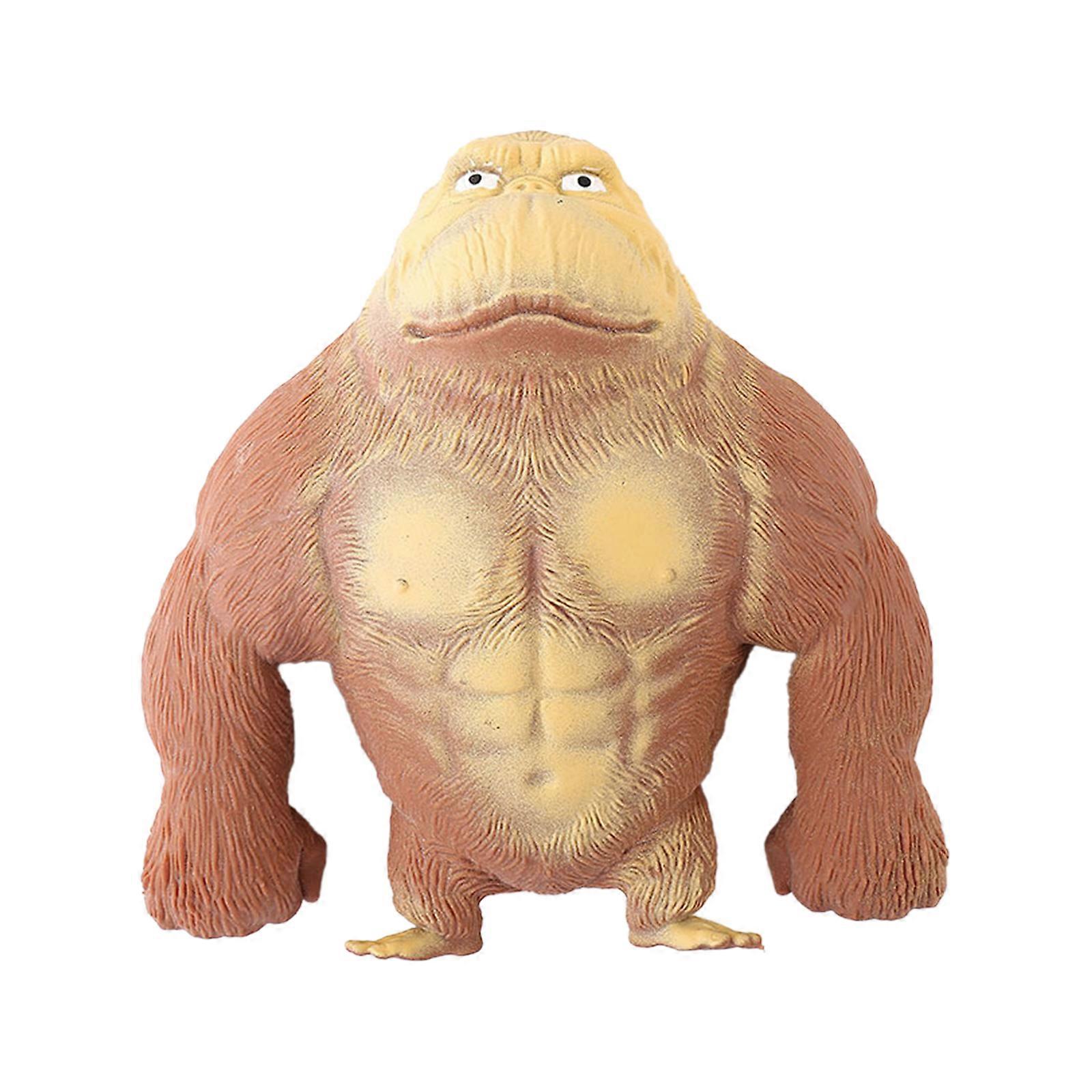 Promotion-NEW Simulation Gorilla Ape Stretchy Squishys Antistress Squeeze Elastic Monkey Toy