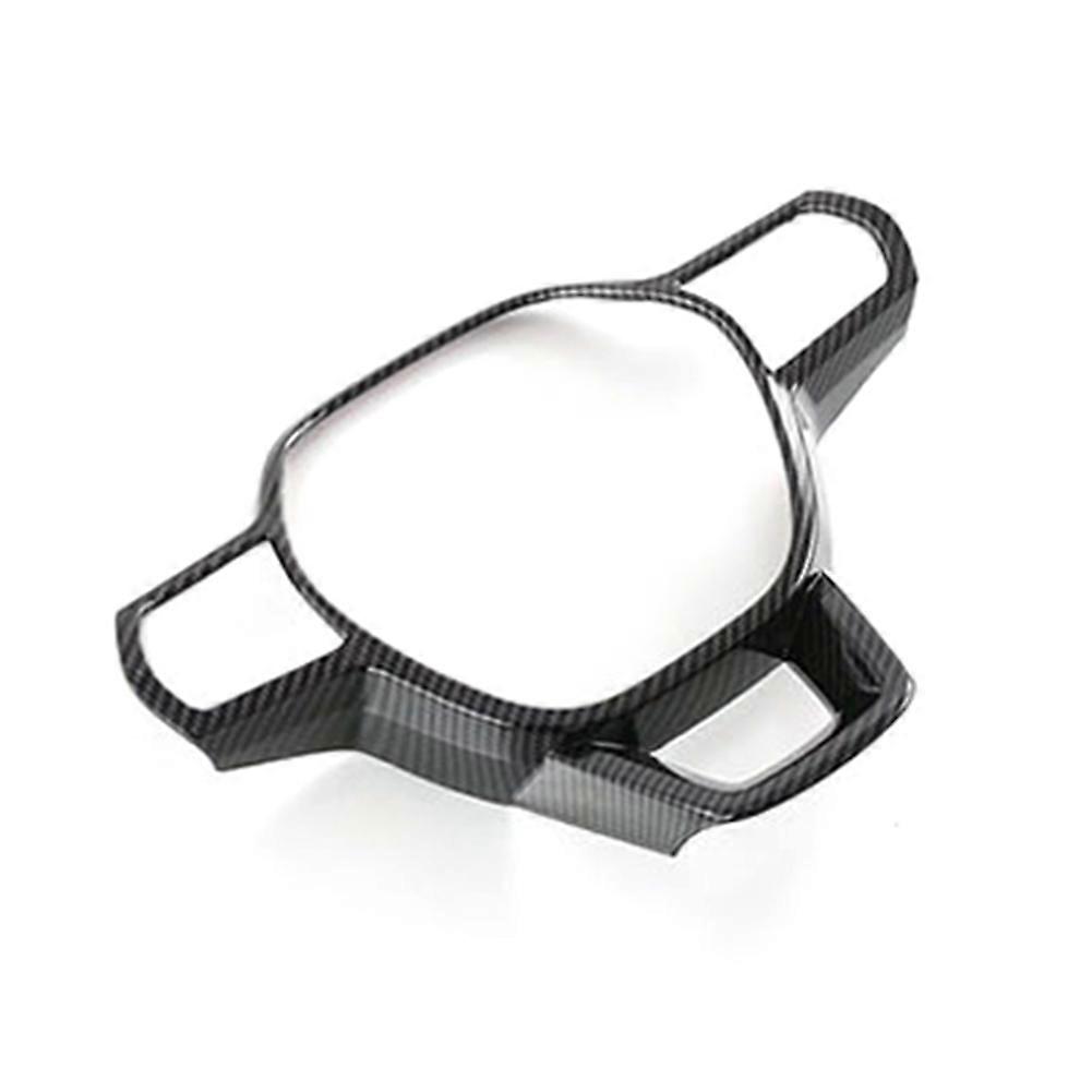 Car Carbon Fiber Steering Panel Cover Trim Frame Sticker for -V 2022 2023