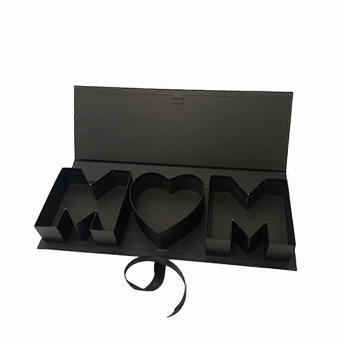 Muttertag Blumenkasten Leere Blumengeschenkbox Befüllbare Verpackung Karton Mutter geformte Geschenkbox für Blume Muttertag, b