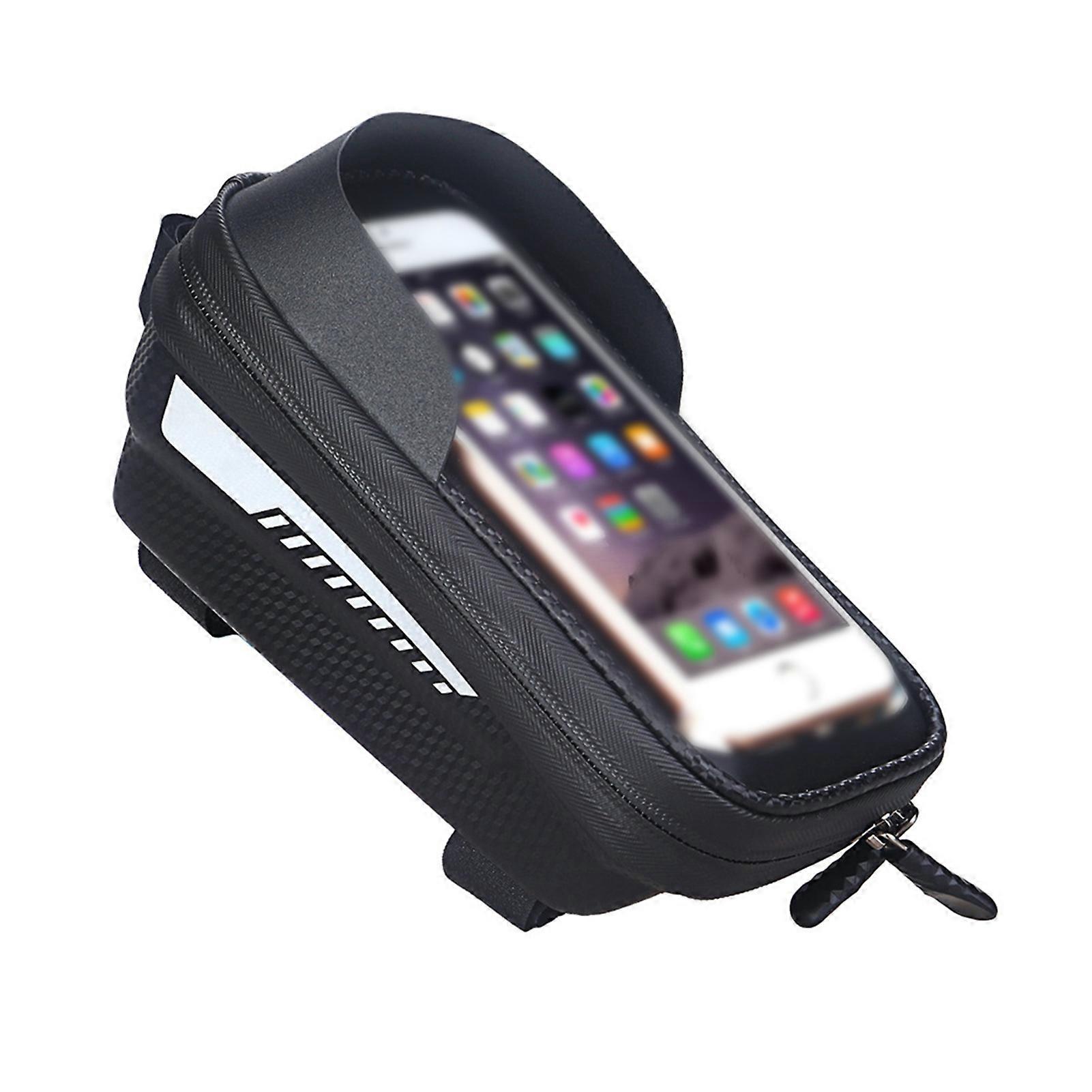 Bike Front Tube Touch Screen Bag Large Capacity Quick Release Design for Top Tube of All Bicycle