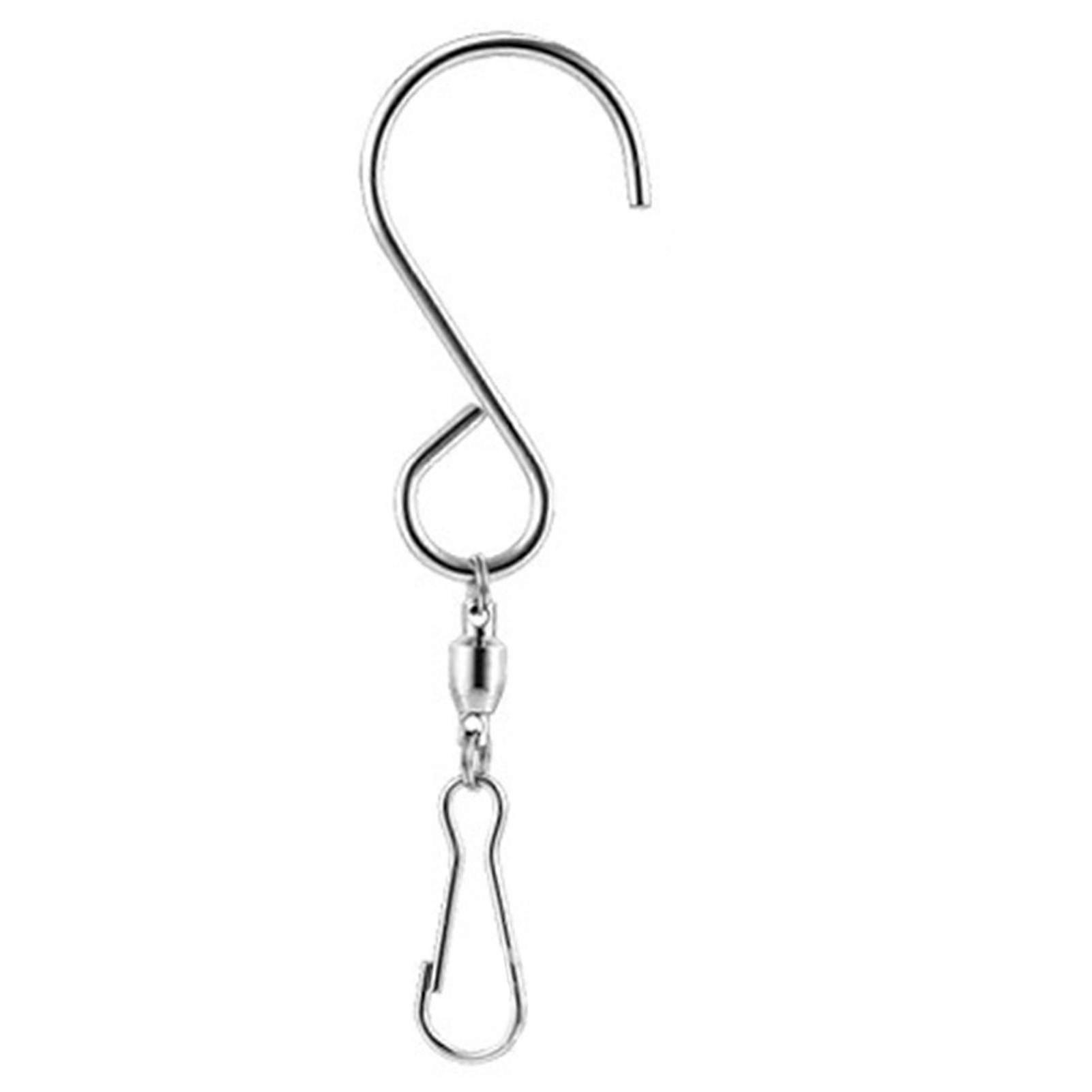 Dual Swivel Hooks Rotating For Hanging Wind Spinners Wind Chimes