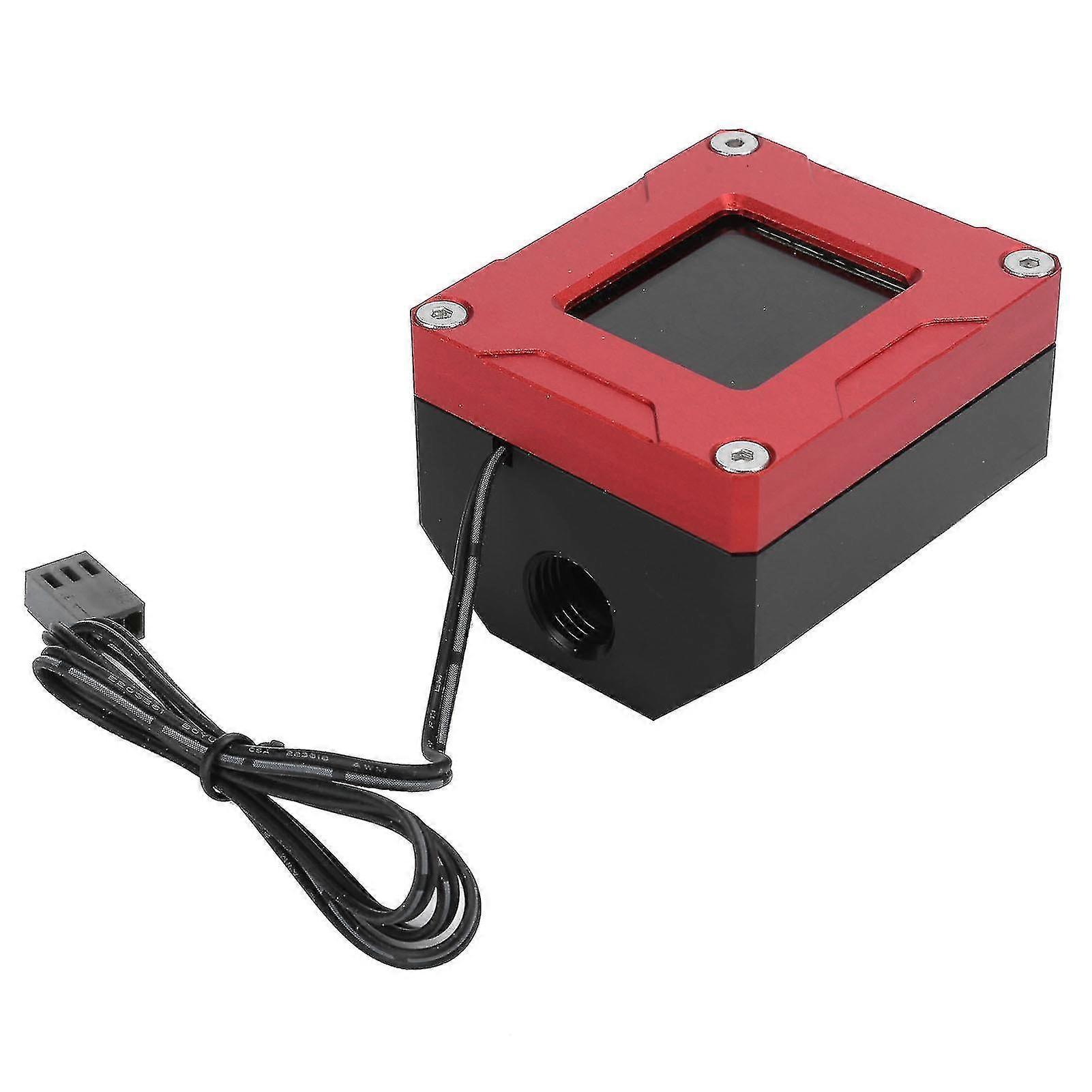 Flow meter water cooling lcd display electric detection thermonmeter monitoring lsj-pozn