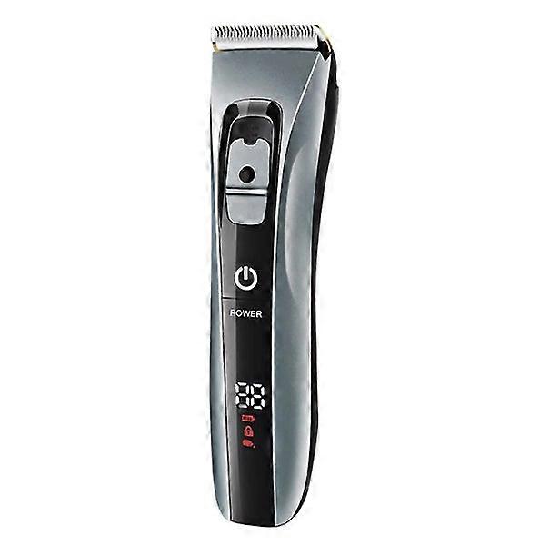 Professional Beard Trimmer Set with Ceramic Blade and LCD Lock