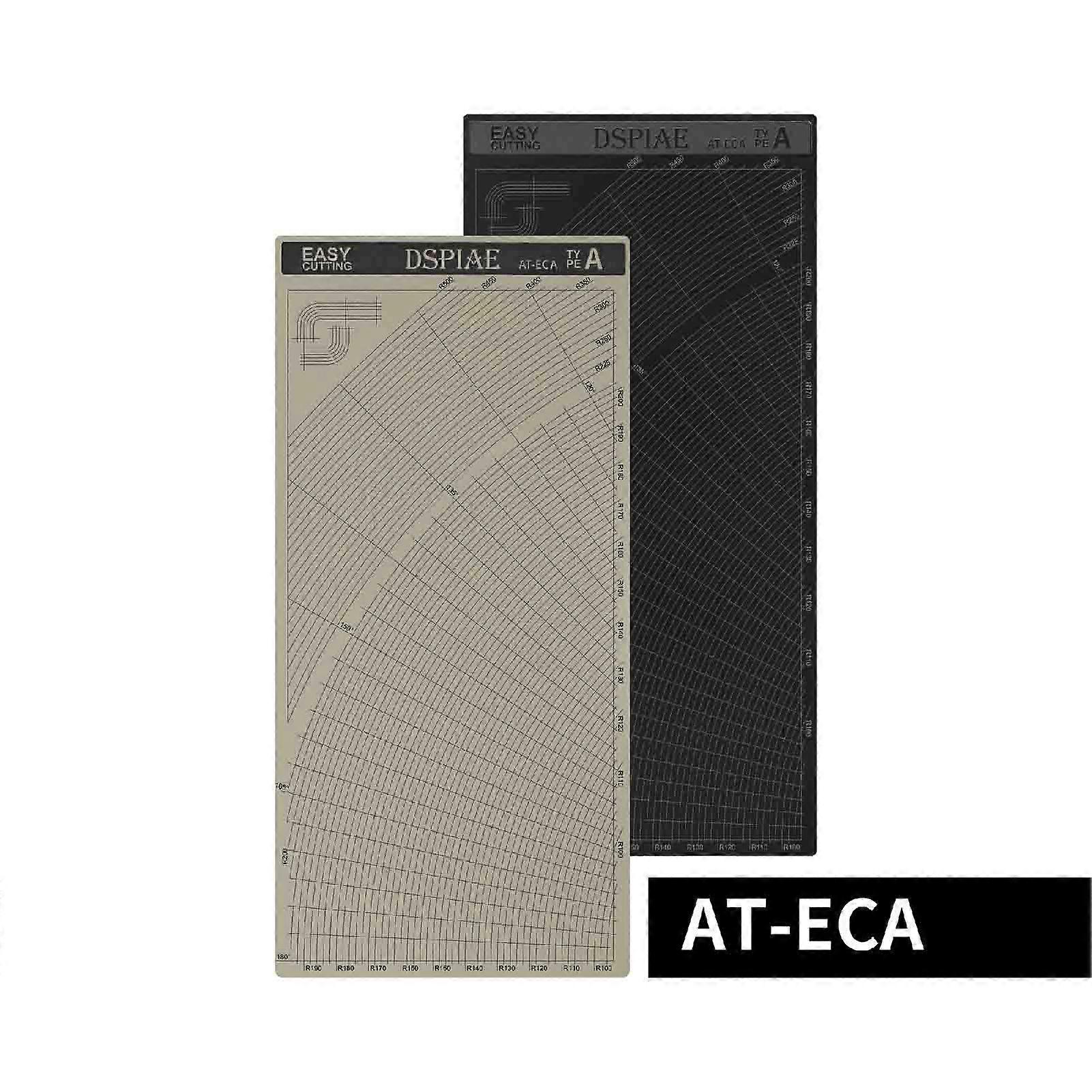 DSPIAE Acrylic Cutting Mat - 110x233mm, Arc & Polygon Patterns, 1pc