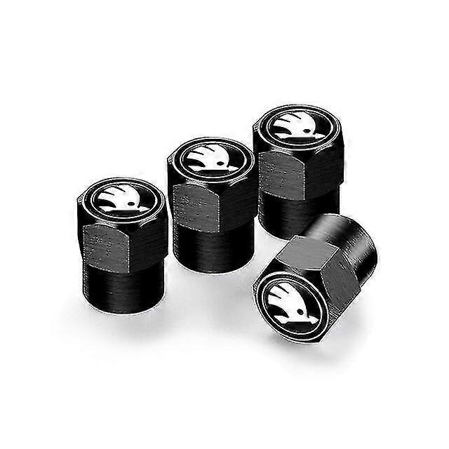 4pcs שסתום גלגל רכב כובעי שסתום צמיגים עבור סקודה אוקטביה מהיר מעולה קודיאק קארוק פאביה קאמיק רומסטר סיטיגו אניאק חזיונות נגזרים שרי