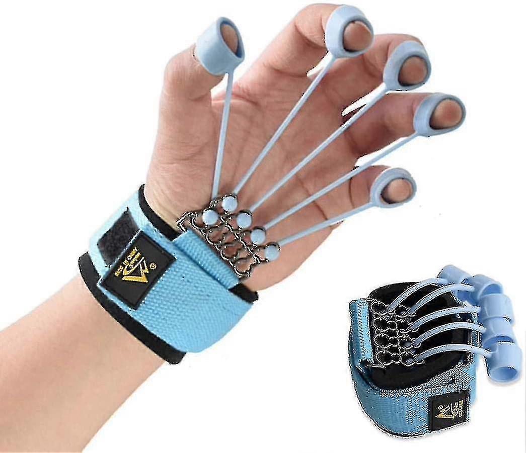 Finger Extensor Exerciser Hand Yoga Resistance Band Strength Trainer