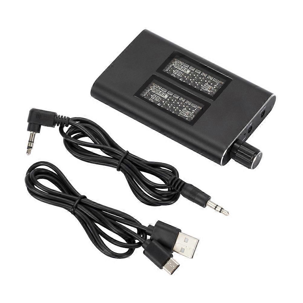 Headphone Amplifier Adjustable Bass AUX HiFi Headset Amp Audio Amplifier