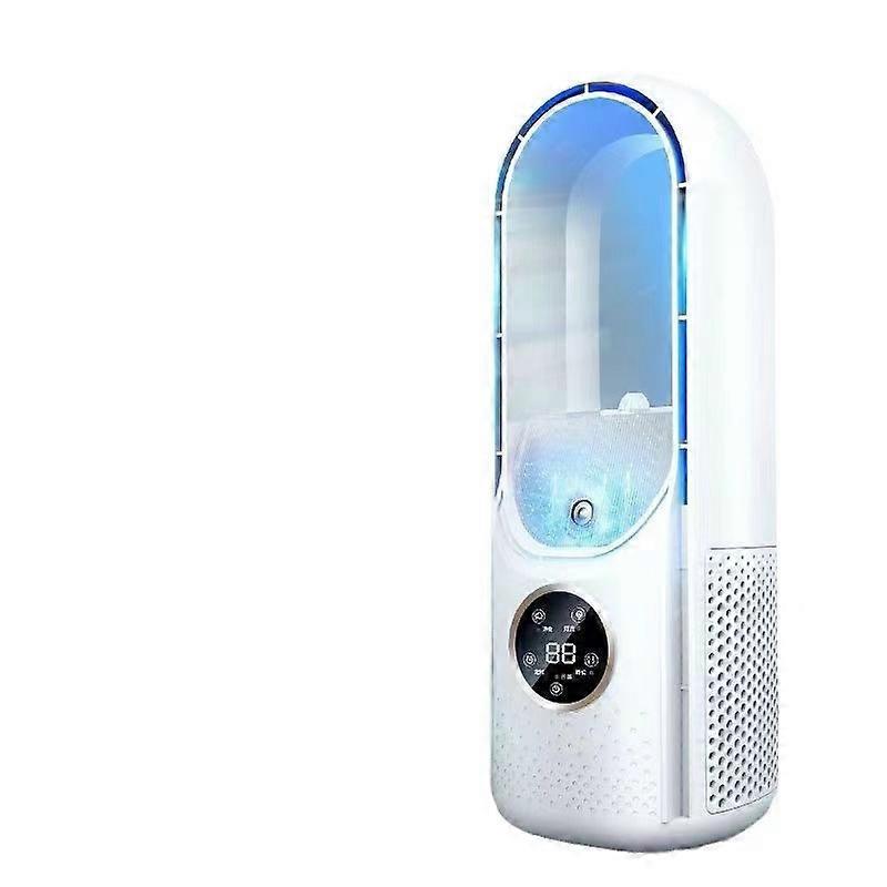 مبرد هواء محمول مروحة كهربائية بدون أوراق 6 سرعات صامت مؤقت مكيف هواء مروحة تبريد مروحة تكييف مرطب