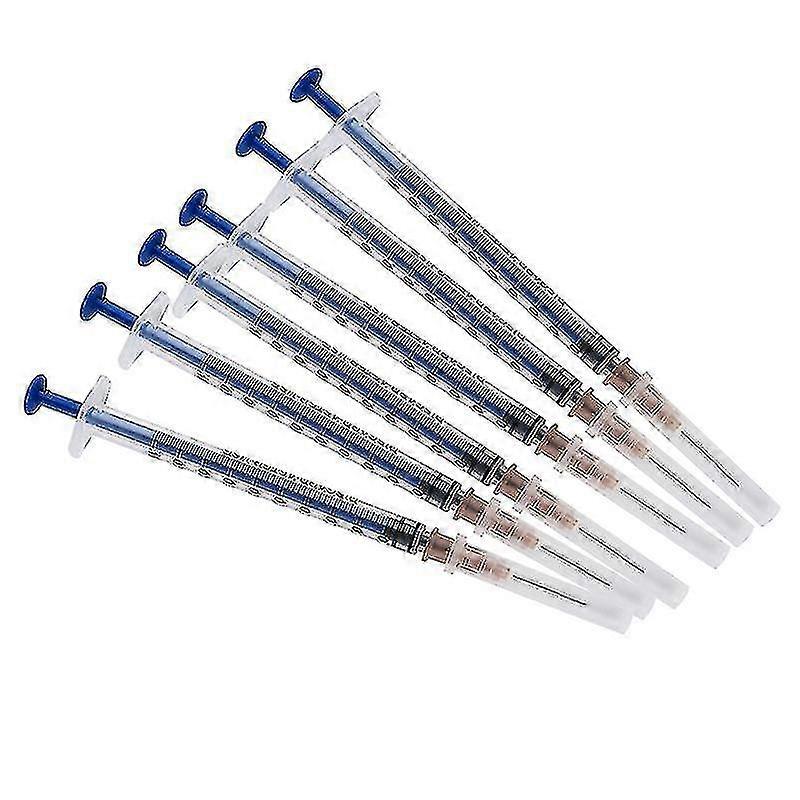 10pcs Syringes Blunt Needle 1ml Syringe Tip Needle  Protective Cover Cap Kit
