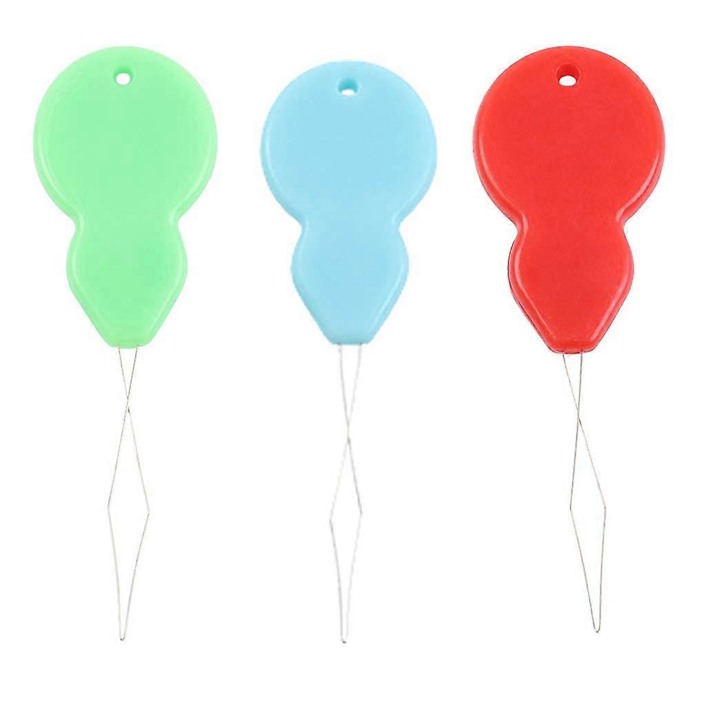 Needle Threaders,20 Pieces Plastic Hand Sewing Needles,Easy Insert Needle Threader for Hand Sewing