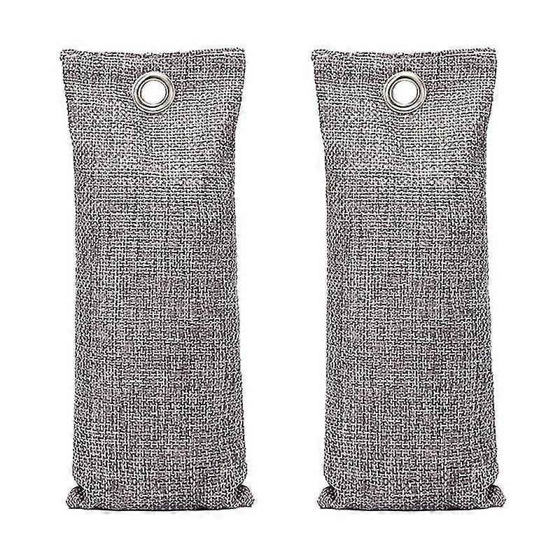 Bamboo Charcoal Purifying Bag (2 Pack) 50g Activated Charcoal Odor Absorber Natural Freshener For H