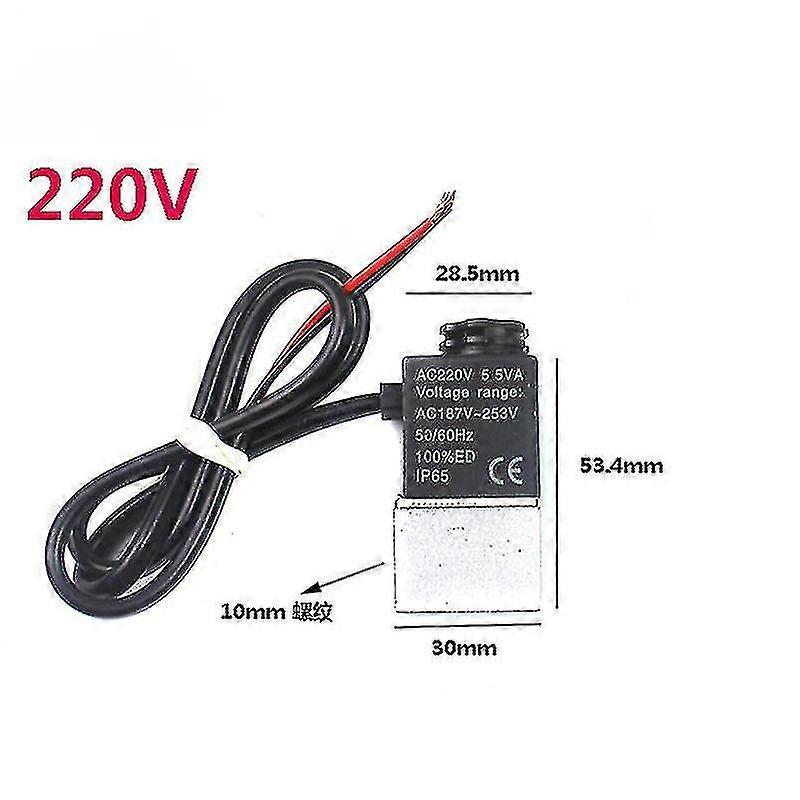Quiet Oil-free Air Compressor Accessories Small Air Pump Boutique Solenoid Valve Power-off Deflation Exhaust Valve Check Valve, Without Lig