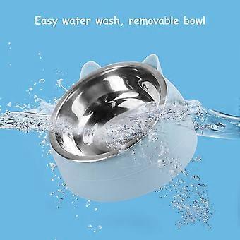 Cat Bowl, Pet Bowl Set, Raised And Tilted Cat Bowl, Small Dog Bowl, Removable Bowl For Cats And Dogs, Raised Tilted Tilted Support, 200ml Cat Bowl
