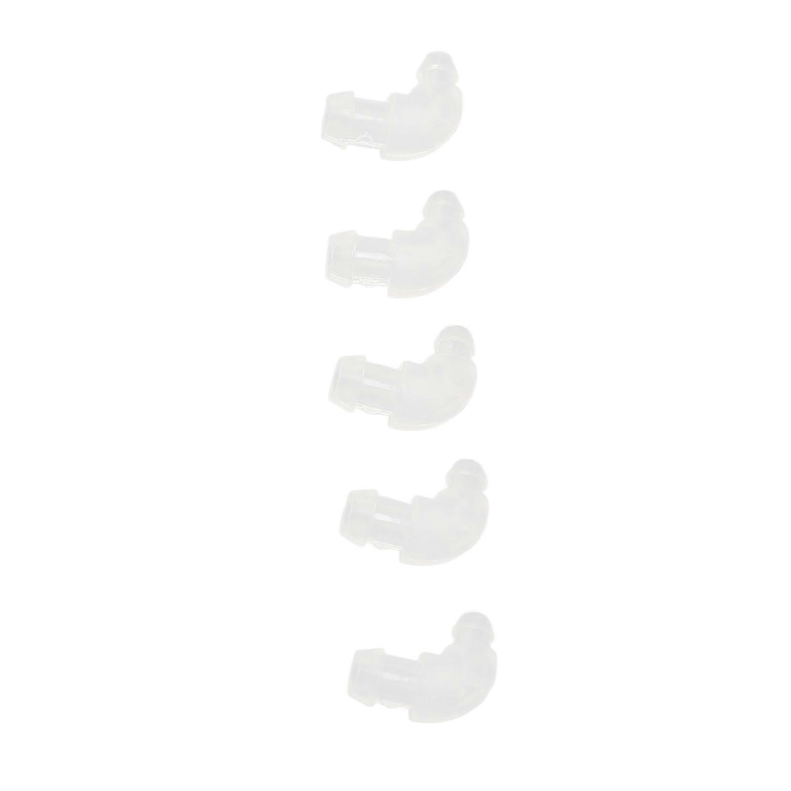 30pcs Hearing Amplifier Tubing Adaptor Earplug Connector Replacement Accessories for BTE Hearing Amplifier