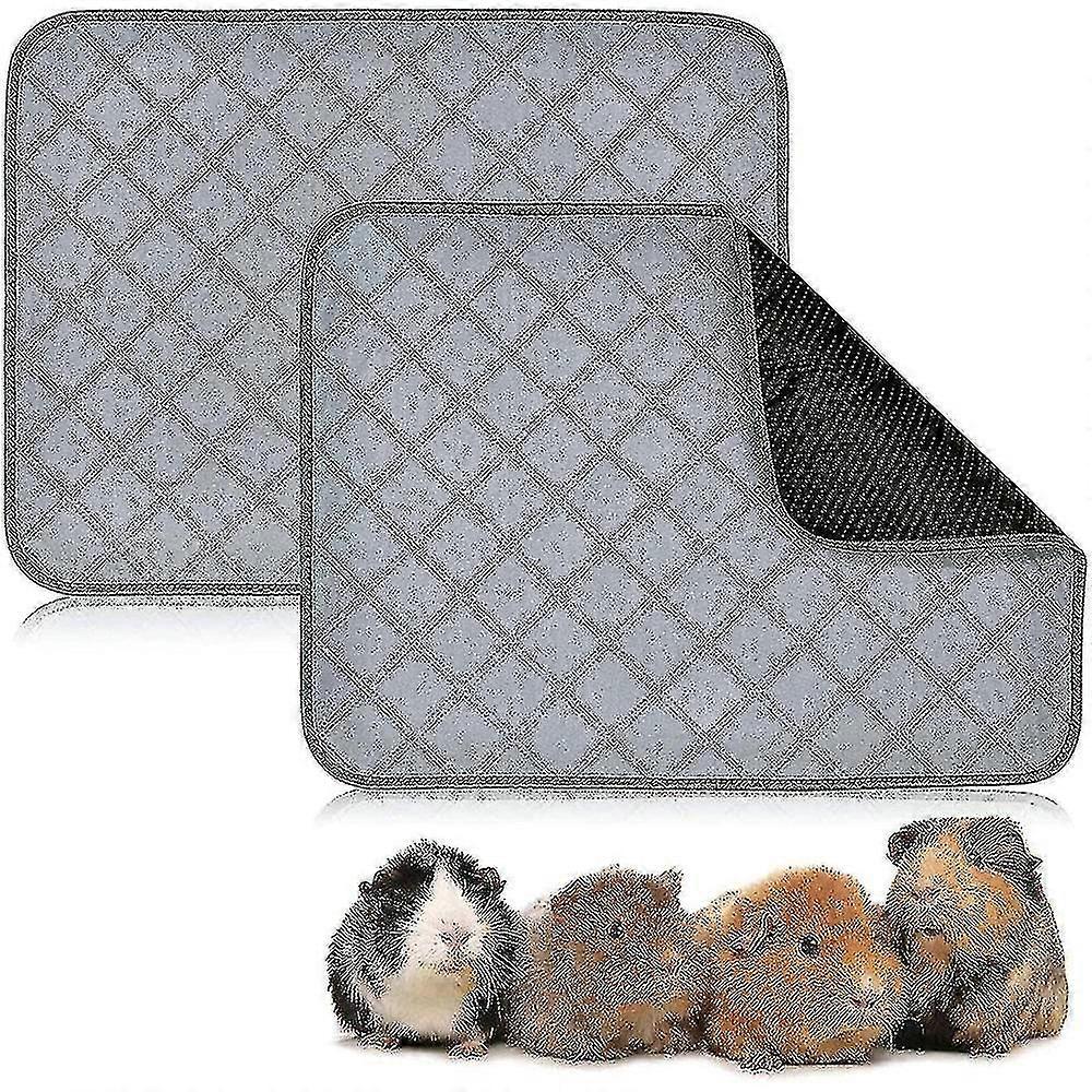 1/2 st Tvättbara marsvinBurfoder Matta Halkskydd Vattentät Pet Kitten Pee Pads