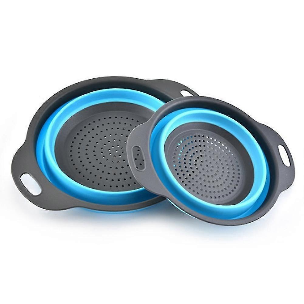 Collapsible Colander, Colander Strainer Sink Colander With Handles Set For Kitchen Draining Pasta V