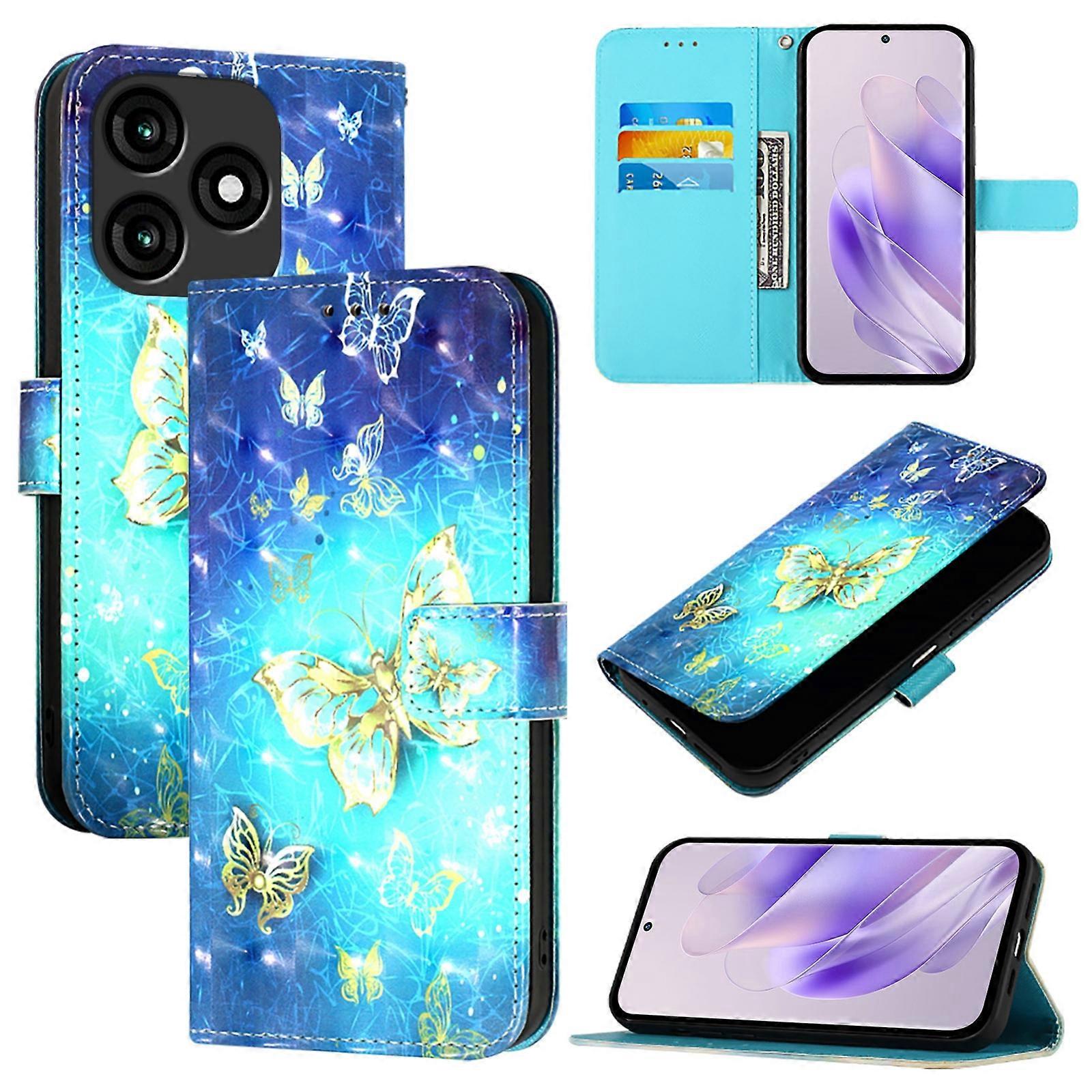 3D Painting Leather Case For Itel A70