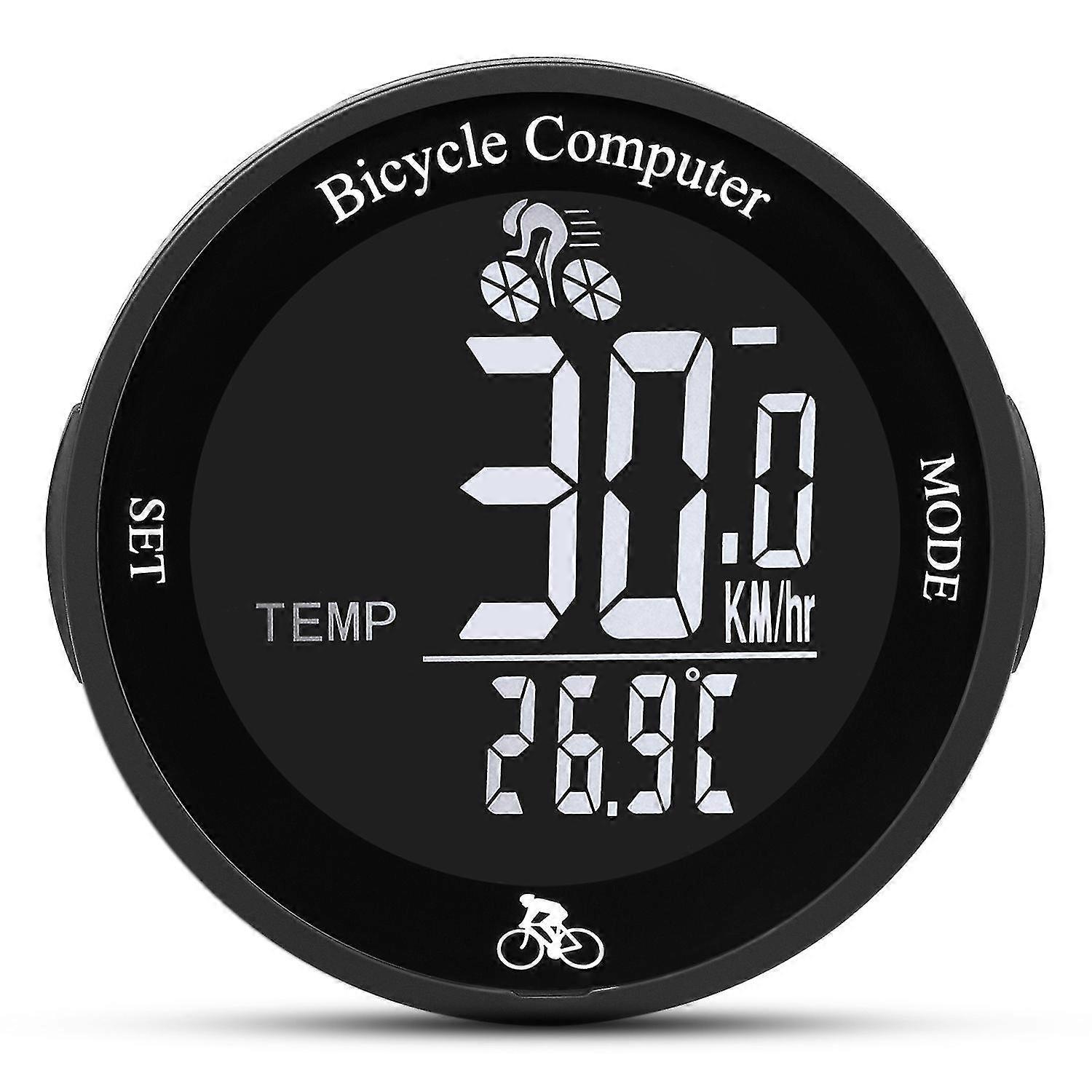 Wireless Bike Computer Waterproof Bicycle Odometer Lcd Screen Cycling Speedometer Mountain Bicycle