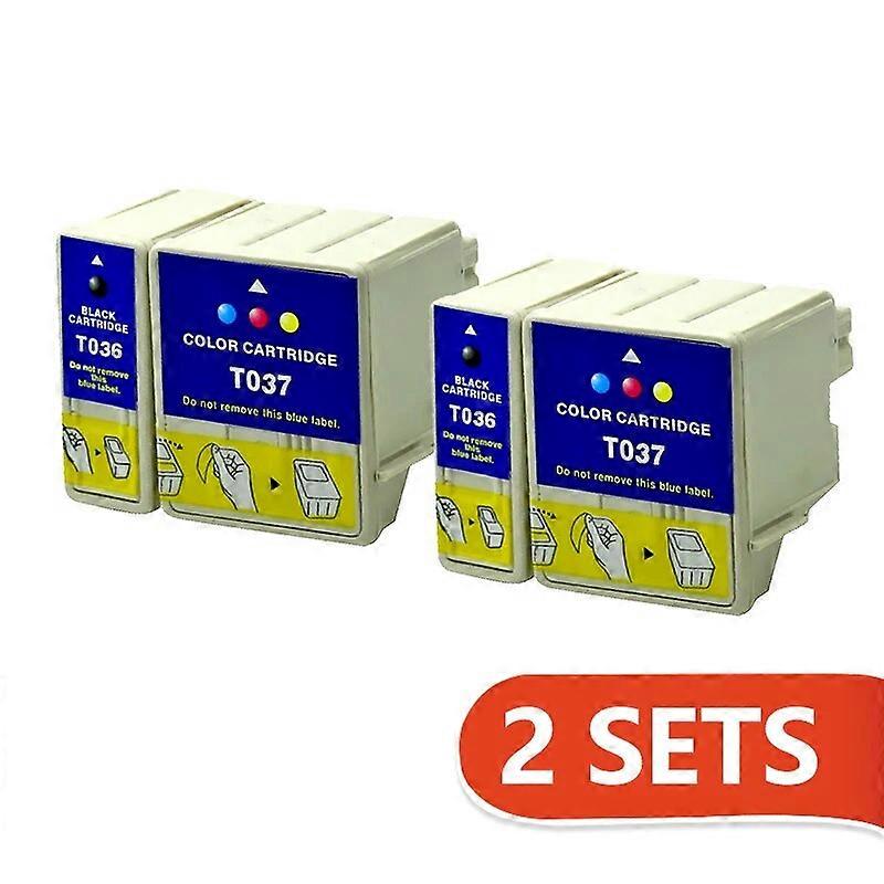 T036 T037 Ink Cartridges Compatible For Epson Printers Stylus C42UX C44UX C46 Printer Cartridge Inkjet T-036 T-037 036 037