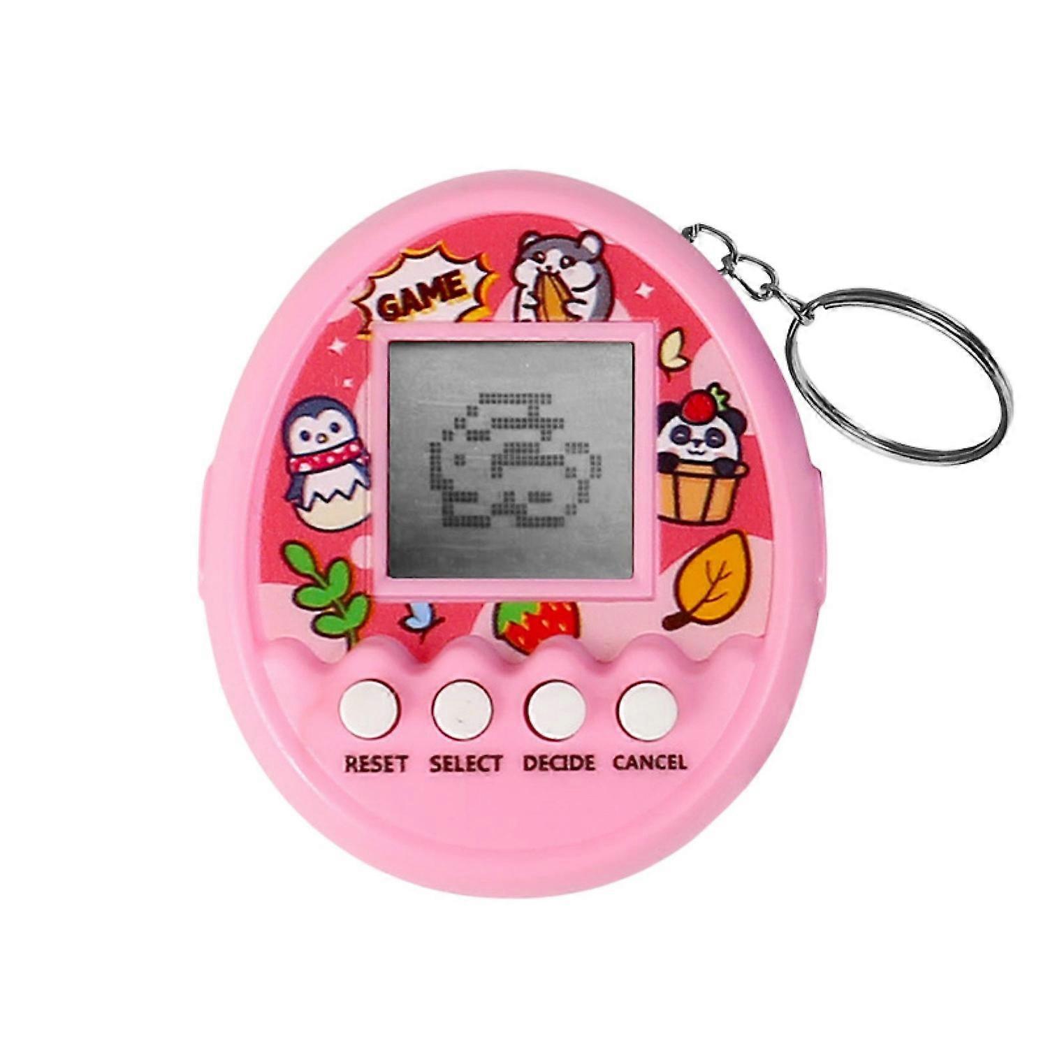 Electronic Pet Machine Cute Patterns Interactive Mini Virtual Nostalgia Hand-eye Coordination ABS