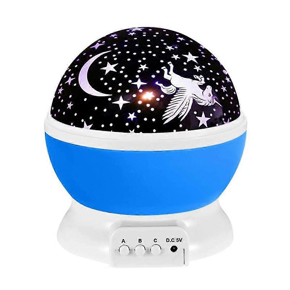 Projection Night Light Licorne Rotative Led Fantasy Colorful Starry Sky Bedside Projector Romantic Lamp