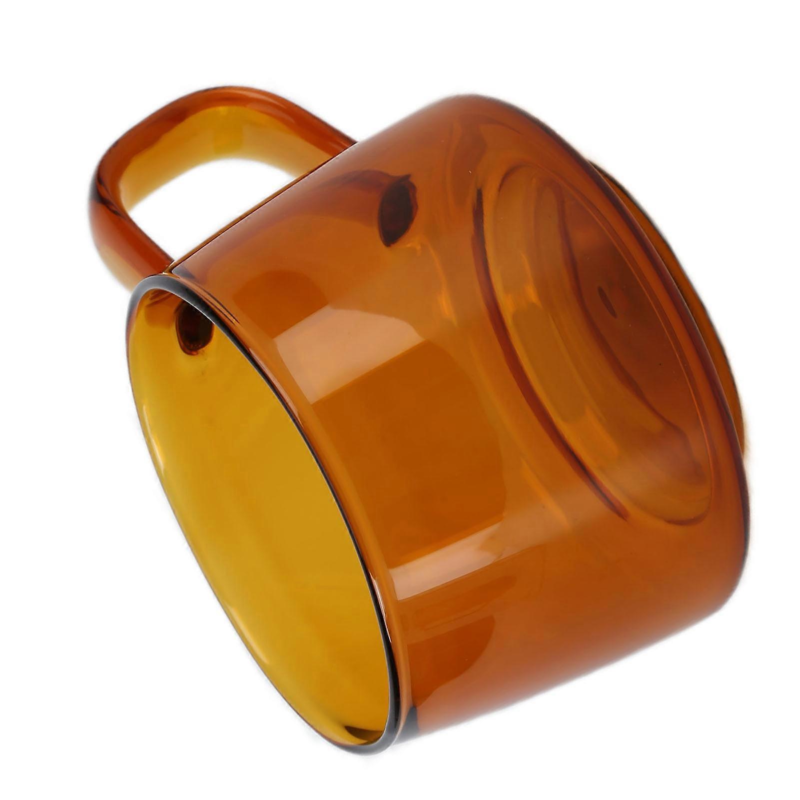 Borosilicate Glass Transparent 250ML Coffee Cup with Handle for Daily Use