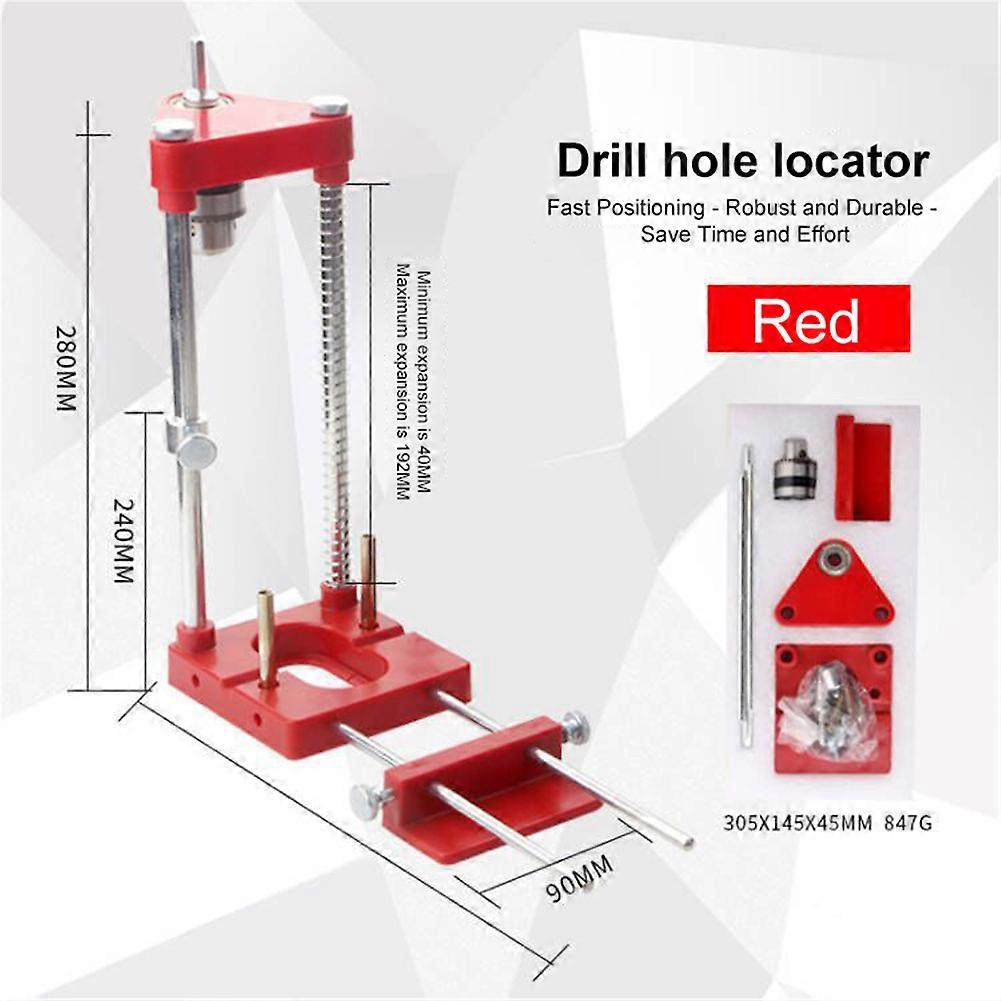 Drill Guide Locator Woodworking Drilling Template Tool Portable Press Machine