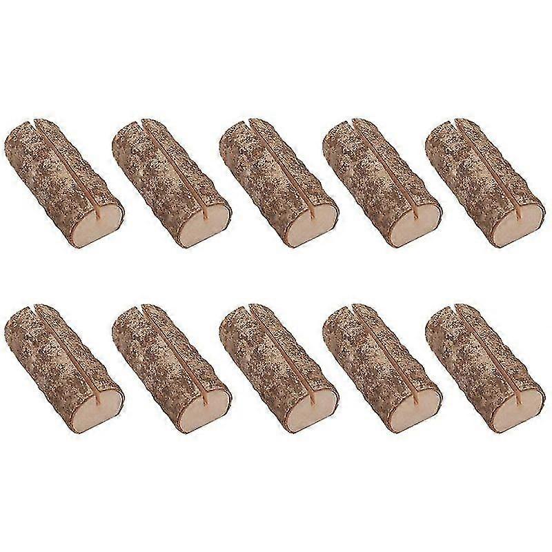10pcs-tree Stump Memo Holder-small Size, With Horizontal Slot