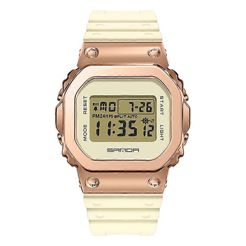 SANDA 2126 Dual Display ectronic Watch Khaki