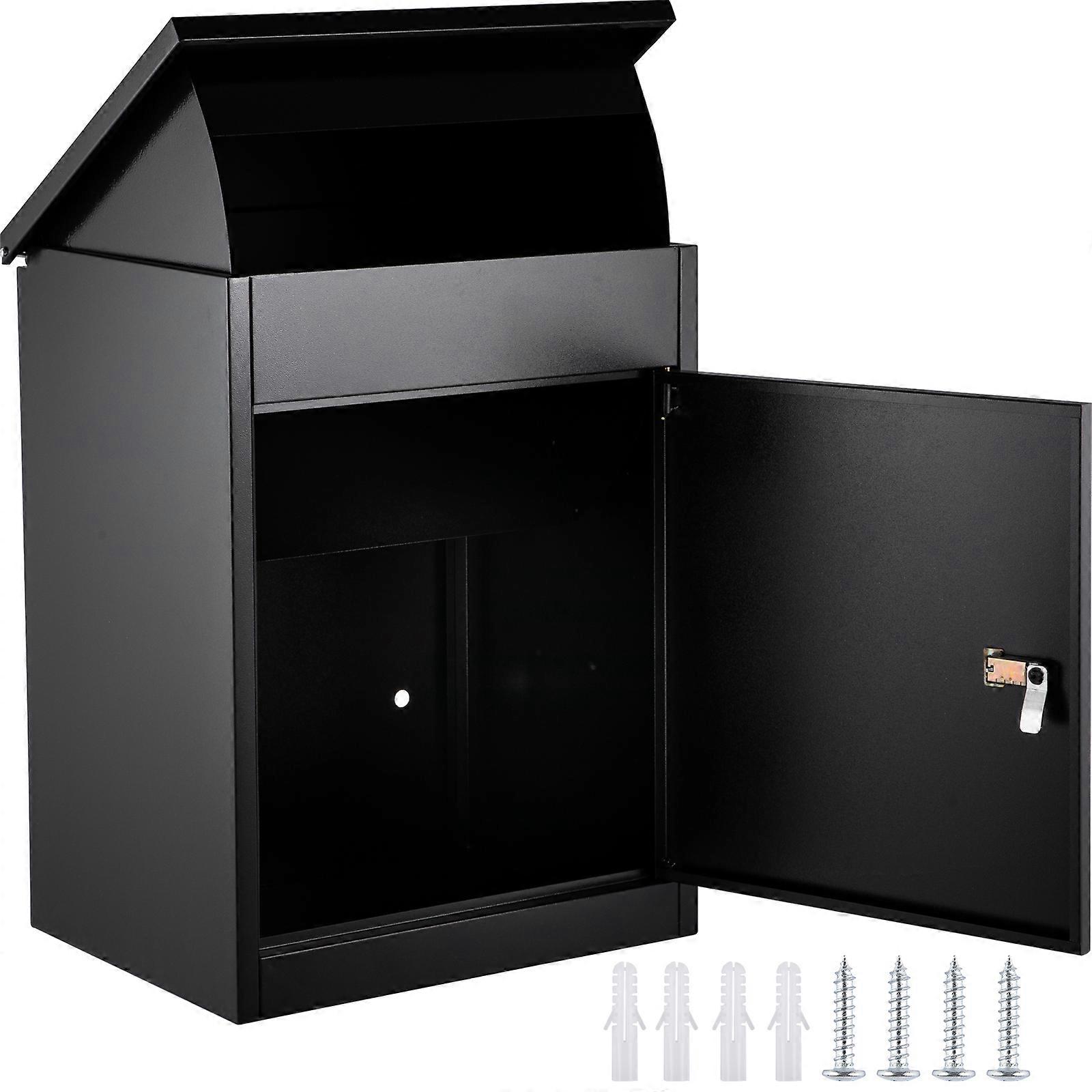 Pakkelevering Drop Box Låsbar Home Storage Letter Post Box