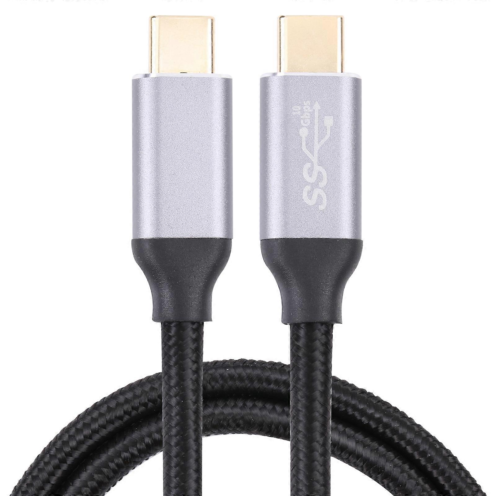 Dual Type-C Thunderbolt 3 Data Cable, Cable Length: 1m