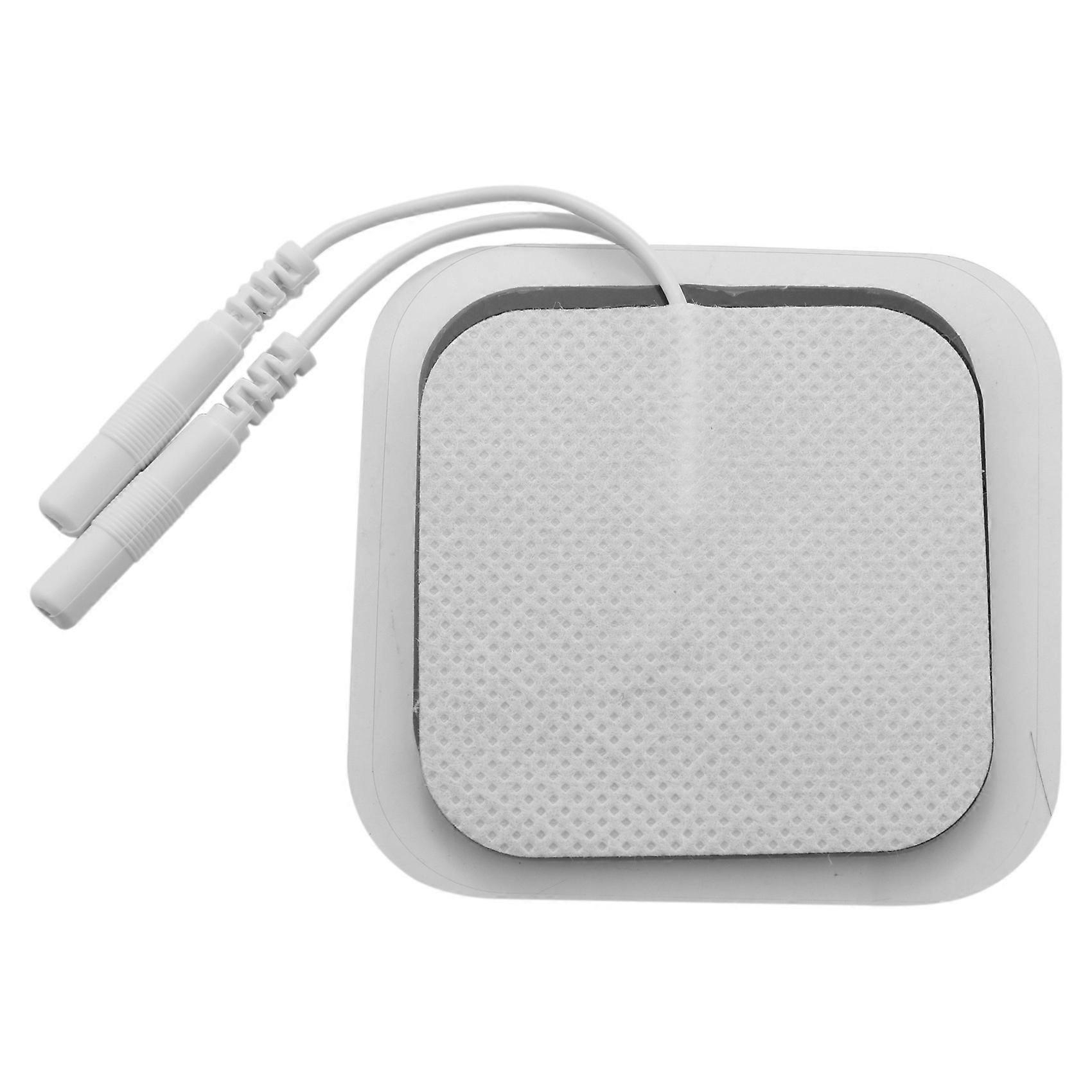 20Pcs Electrode Pads for Tens Digital Machine Self Adhesive Reusable with 2Mm Plug for Tens 3000, D