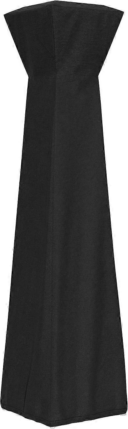 Couverture de chauffage de patio de style pyramidal, noir