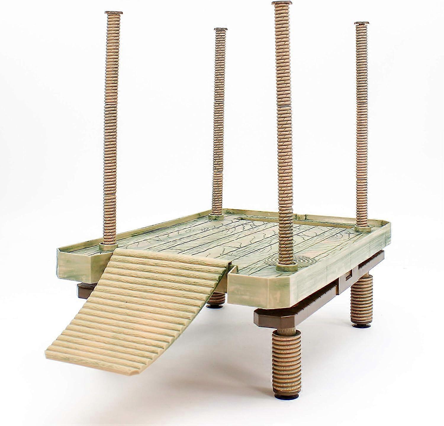 Floating Turtle Pier and Basking Platform  Decorative, Functional, and Naturally Inspired  Large Size